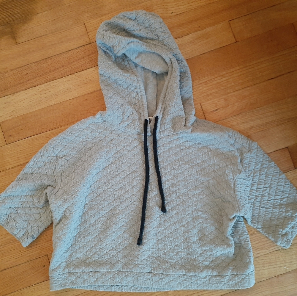 Free People Cropped Hoody